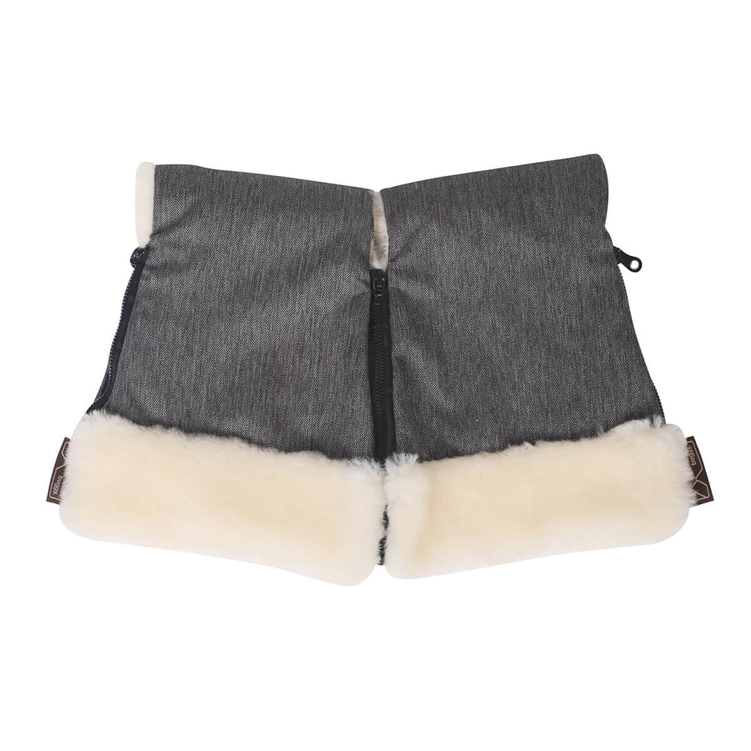 Mountain Buggy lambswool luxury handmuffs herringbone