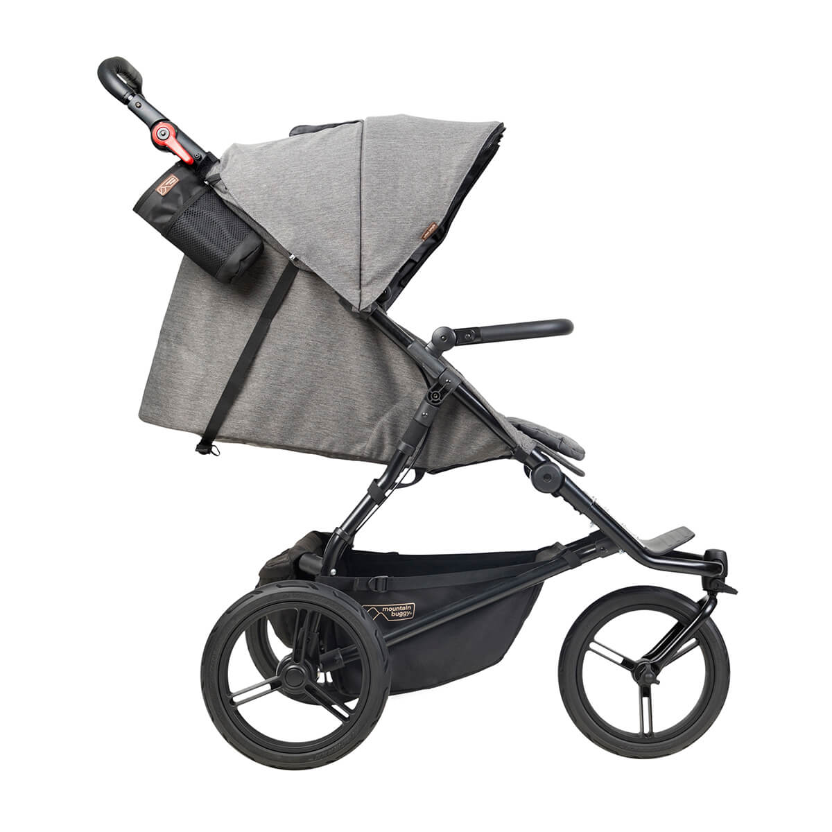 Mountain Buggy urban jungle luxury collection buggy side view reclined_herringbone