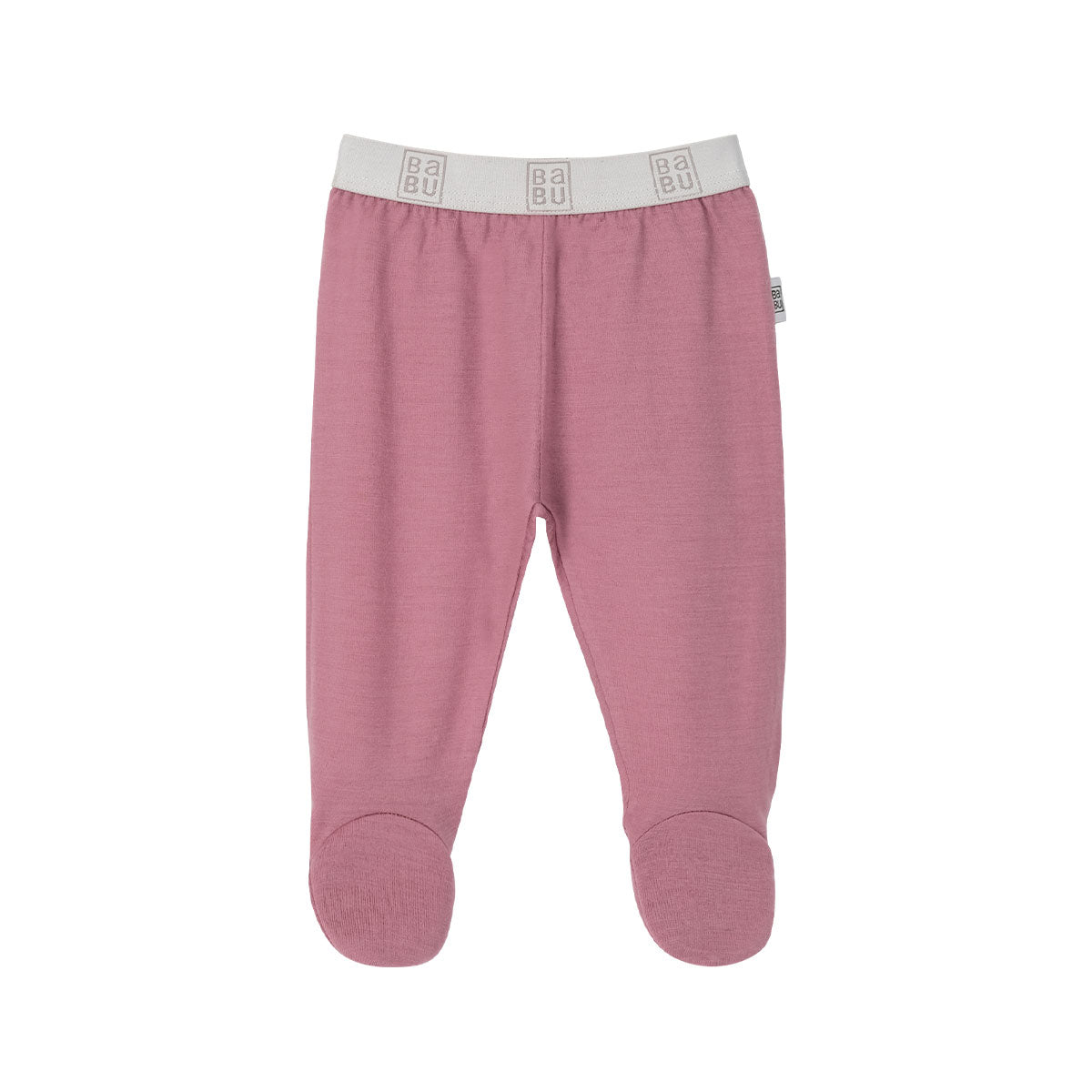 Babu Merino Footed Leggings Blossom from Babu NZ stock babycity