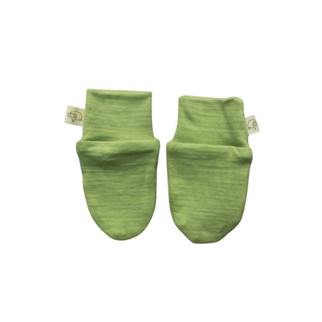 Mokopuna Merino Scratch Mitts Pistachio