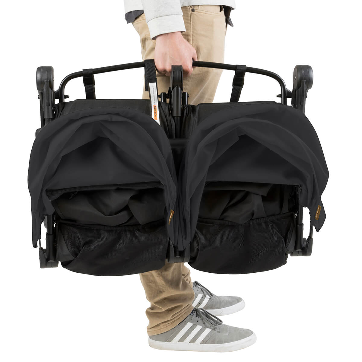 Mountain Buggy nano duo side view carry handle_black
