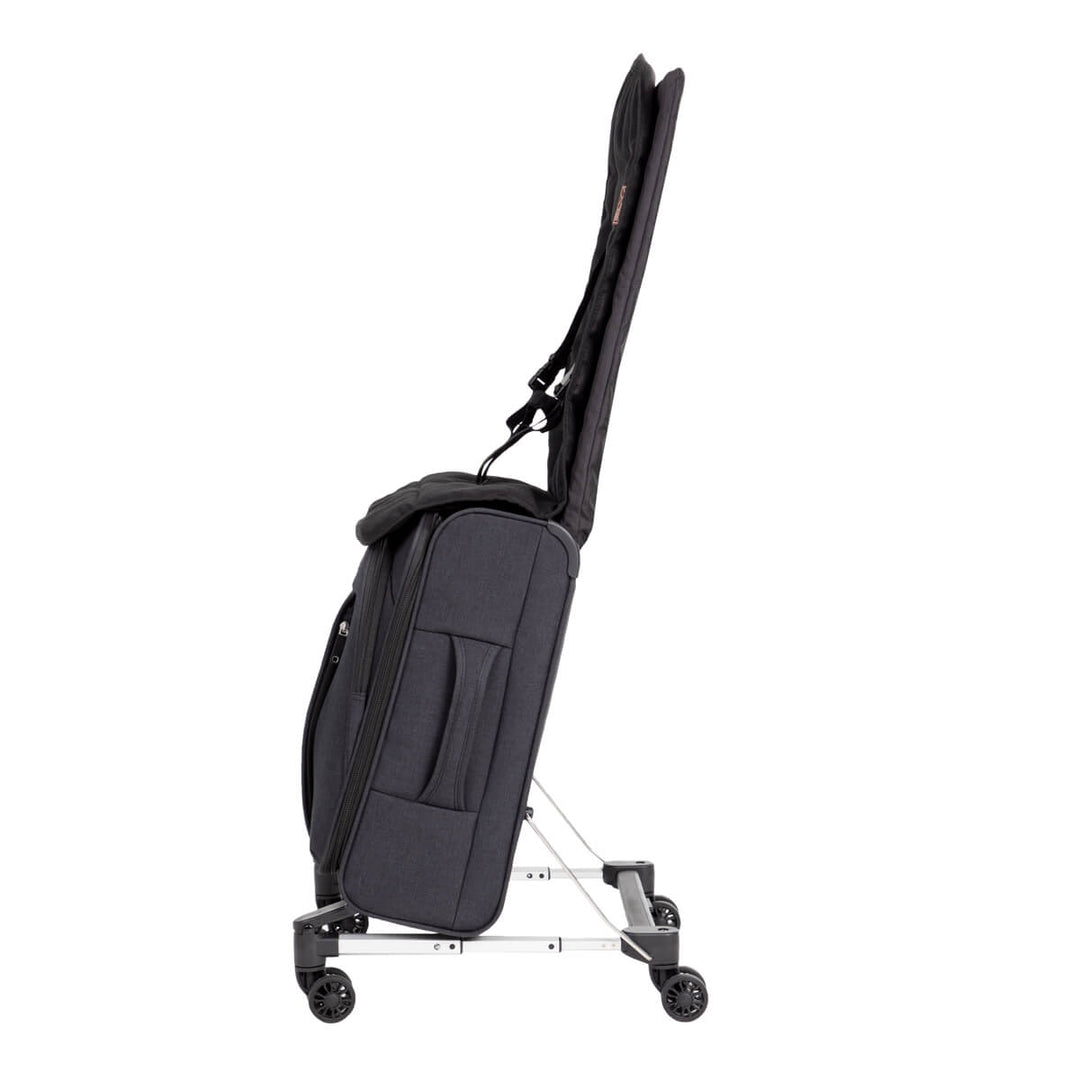 Mountain Buggy skyrider extended handle with seat side view_black
