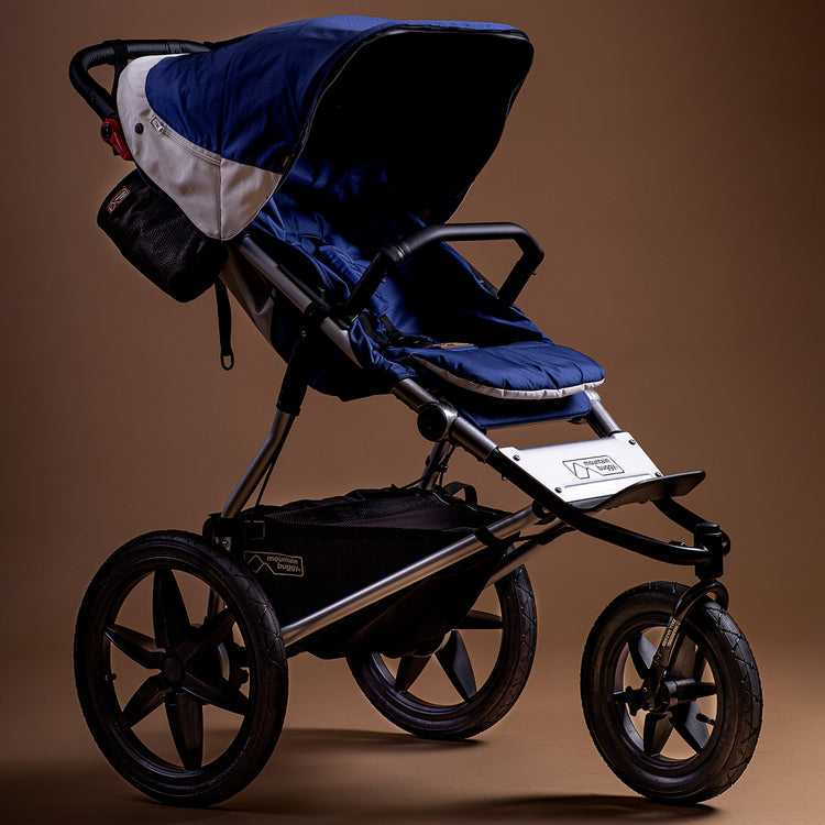 Full angled shot of the Mountain Buggy terrain in quartz shown on a brown background