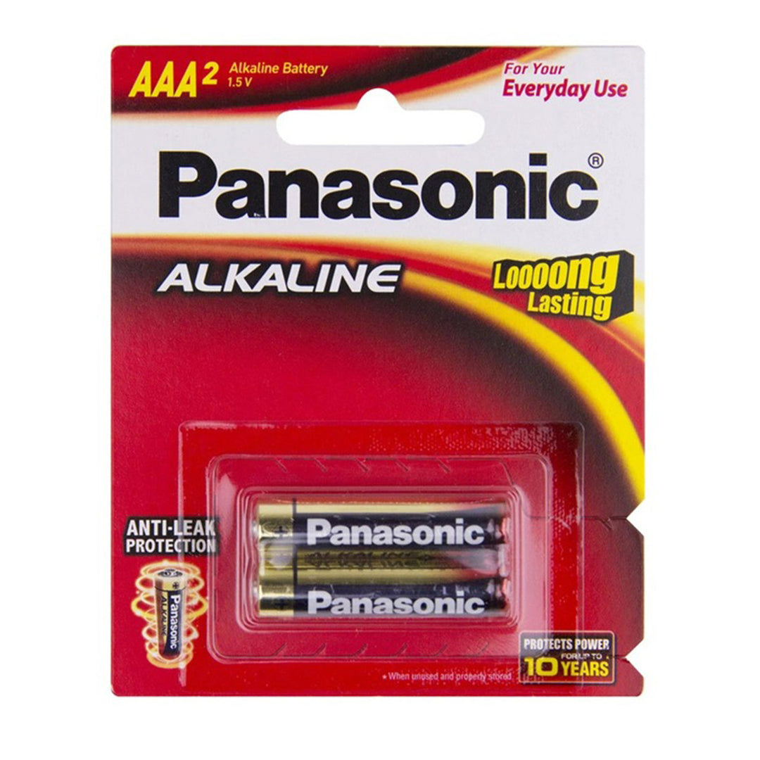 Panasonic Alkaline Battery Aaa - 2 Pack