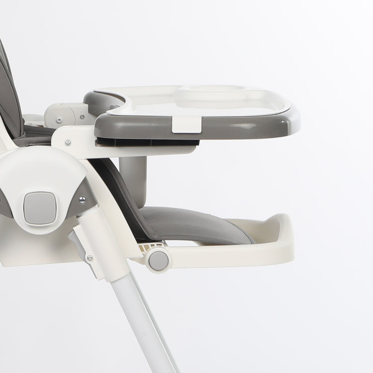 ORIGIN Marigold highchair closeup view showing legs and footrest on white background