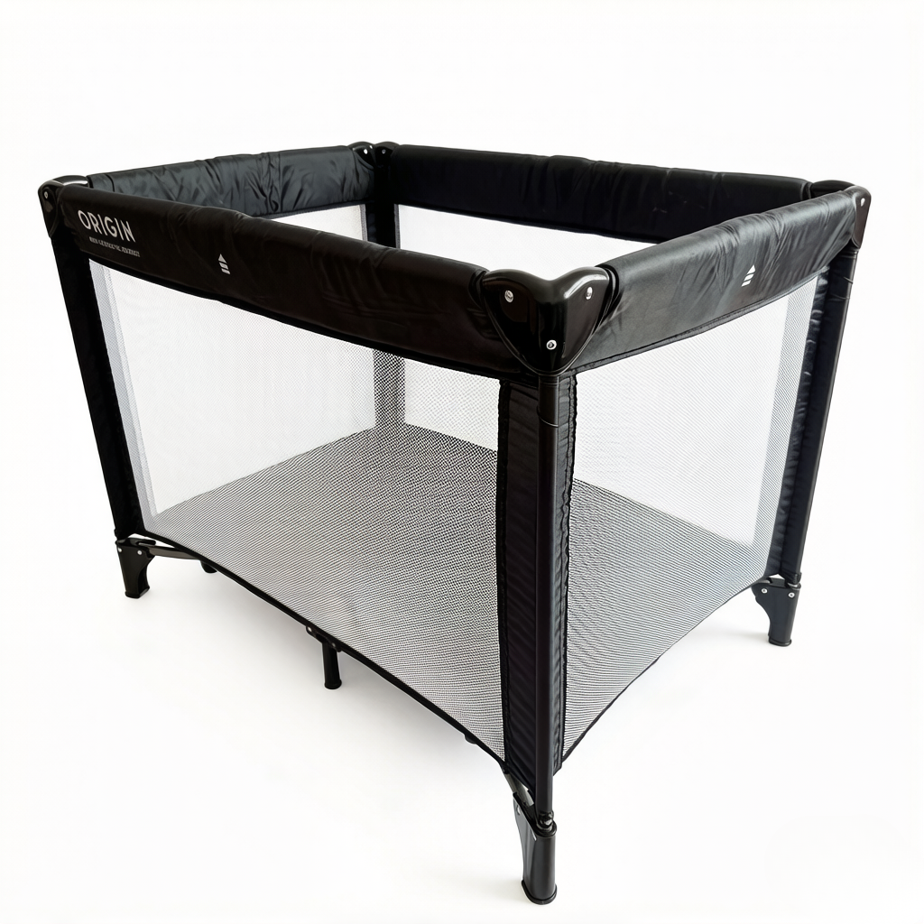 Angeld view of Origin Weka Portacot 