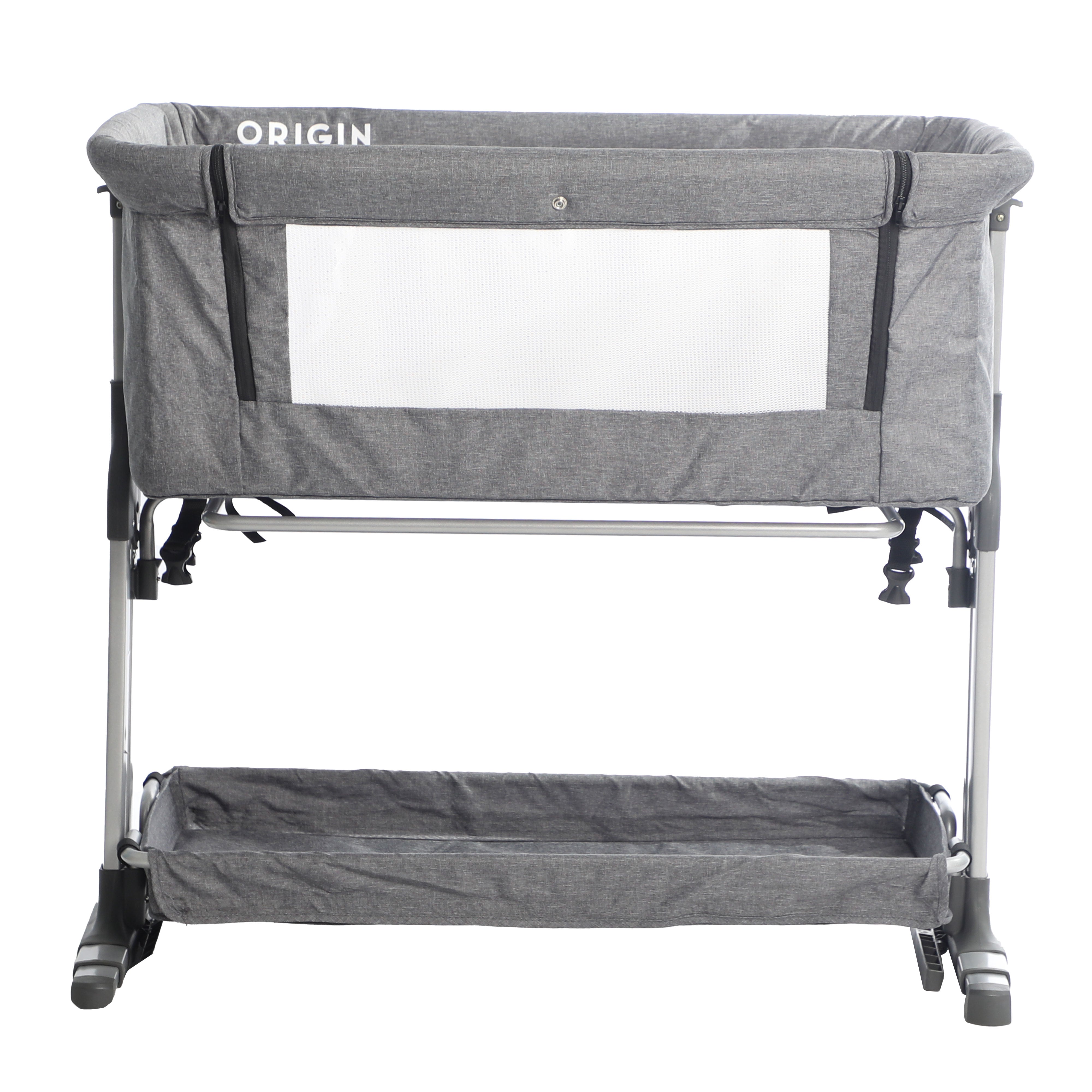 ORIGIN Morepork co-sleeper bedside bassinet in neutral colour