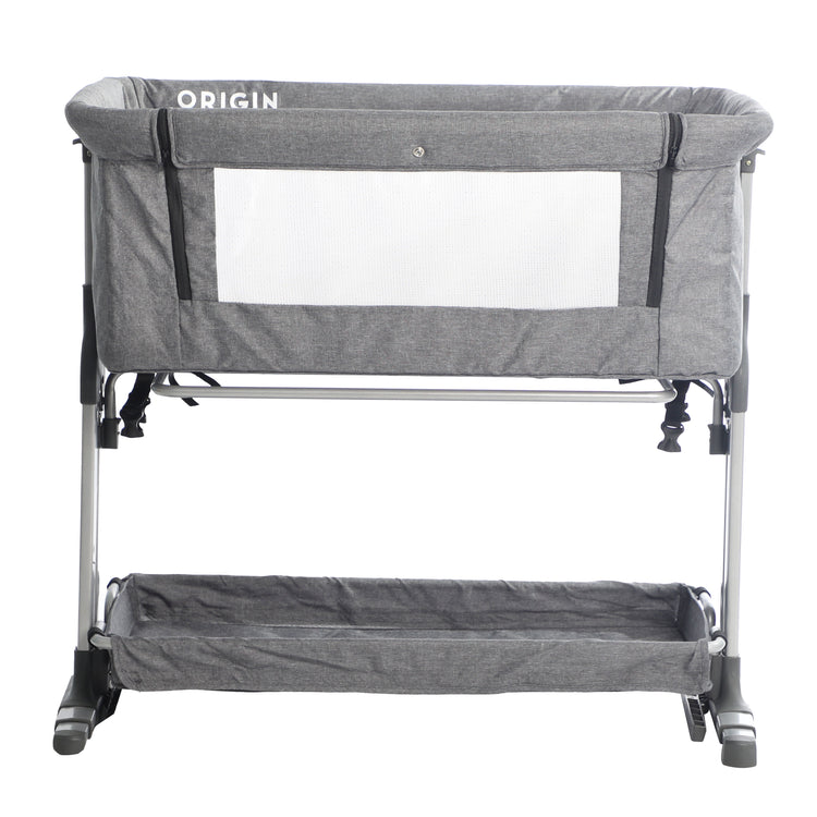 ORIGIN Morepork co-sleeper bedside bassinet in neutral colour