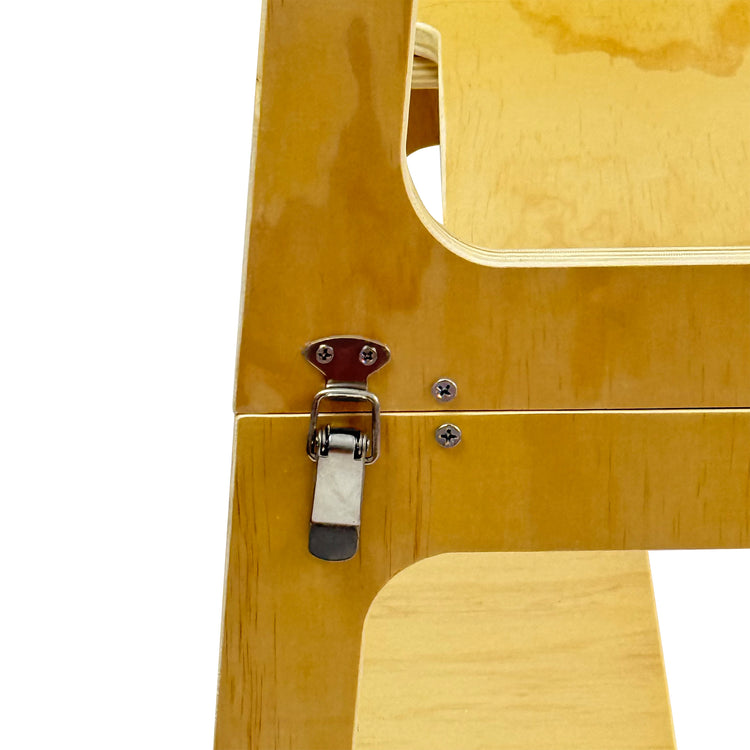 Close-up of clasp and construction details on the ORIGIN 3-in-1 Kitchen Helper.