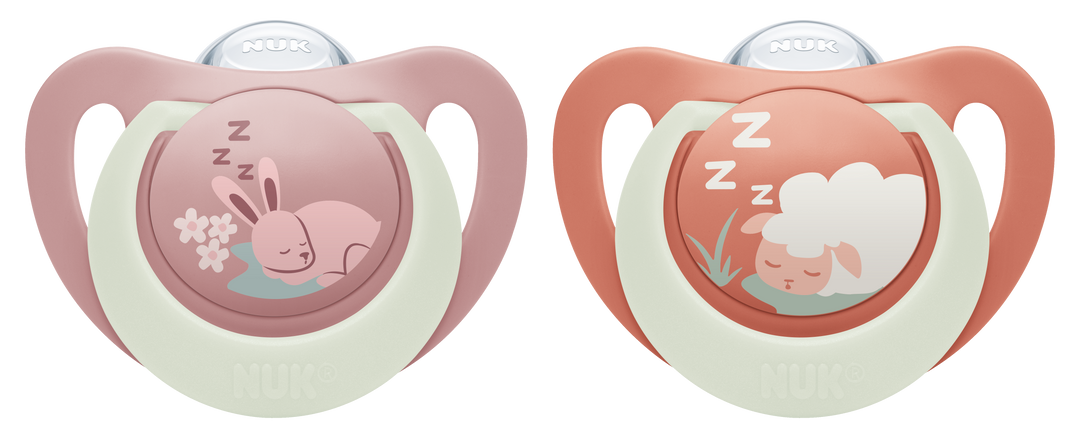 NUK First Choice Night Soothers 18-36mths 2pk