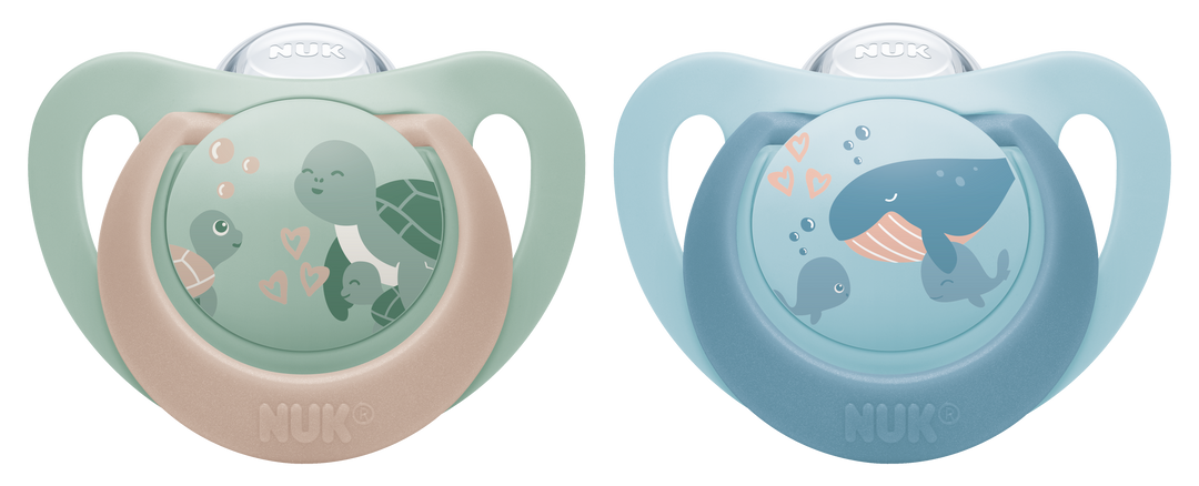 NUK First Choice Night Soothers 6-18mths 2pk