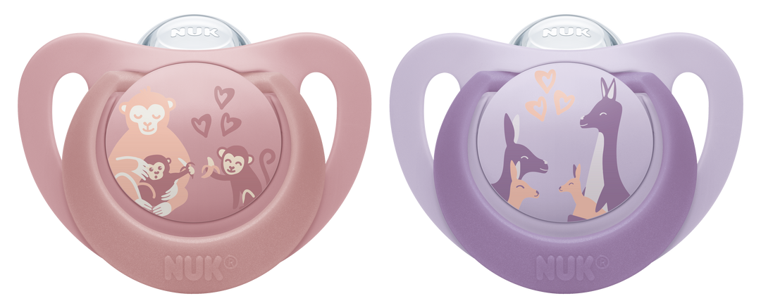 NUK First Choice Night Soothers 6-18mths 2pk