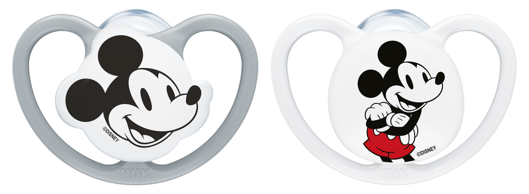 NUK Perfect Match Air Mickey Soothers 6-18mths 2pk
