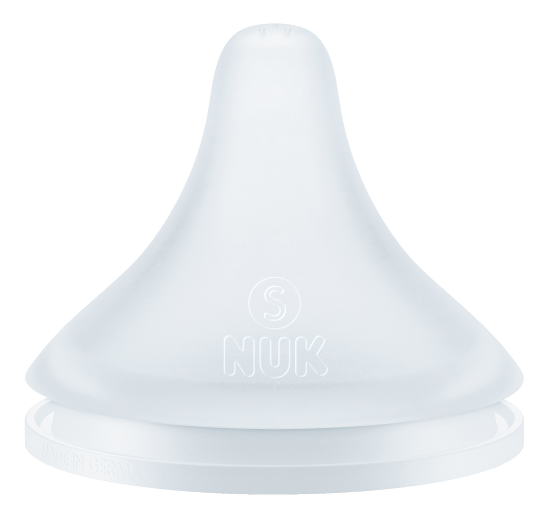 NUK Perfect Match Silicone Teats 0m+ small hole - 2pk