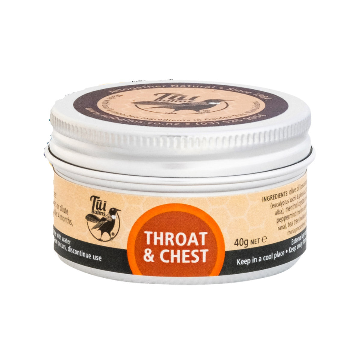 Tui Balms Throat & Chest Balm 40g 40g from Tui Balms NZ stock babycity