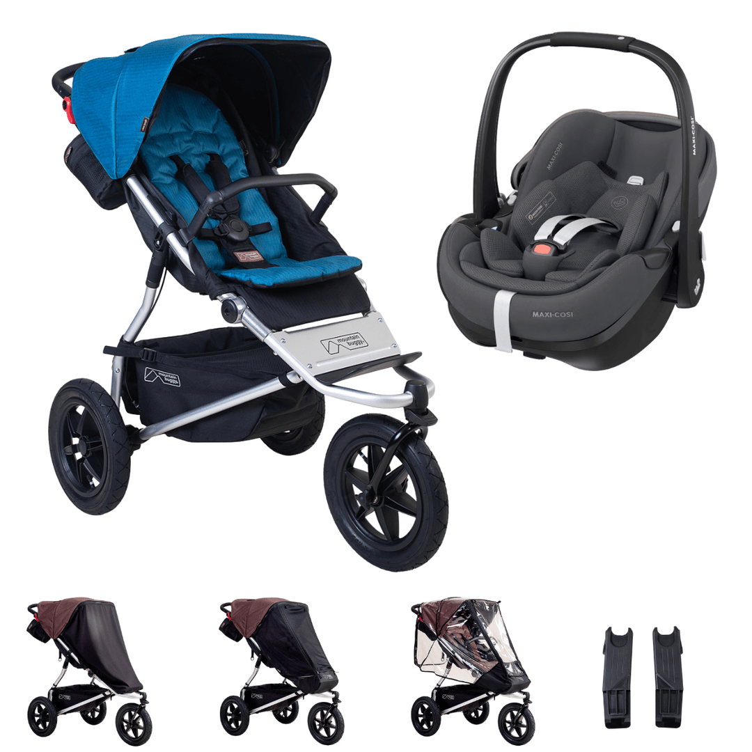 Mountain Buggy® urban jungle™ + Maxi-Cosi Pebble 360 Pro² Travel Syste – babycity