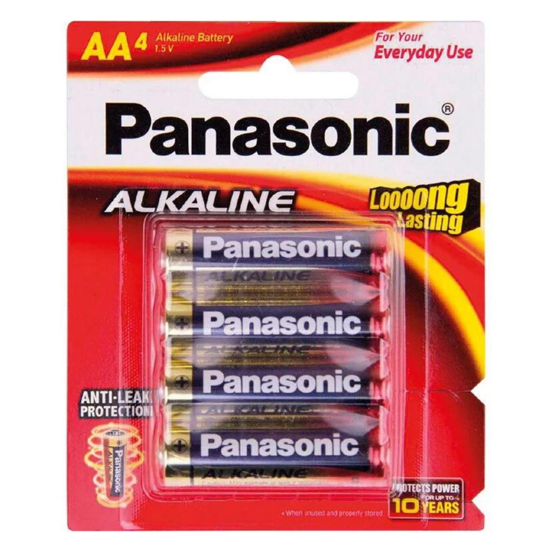 Panasonic Alkaline Battery Aa - 4 Pack