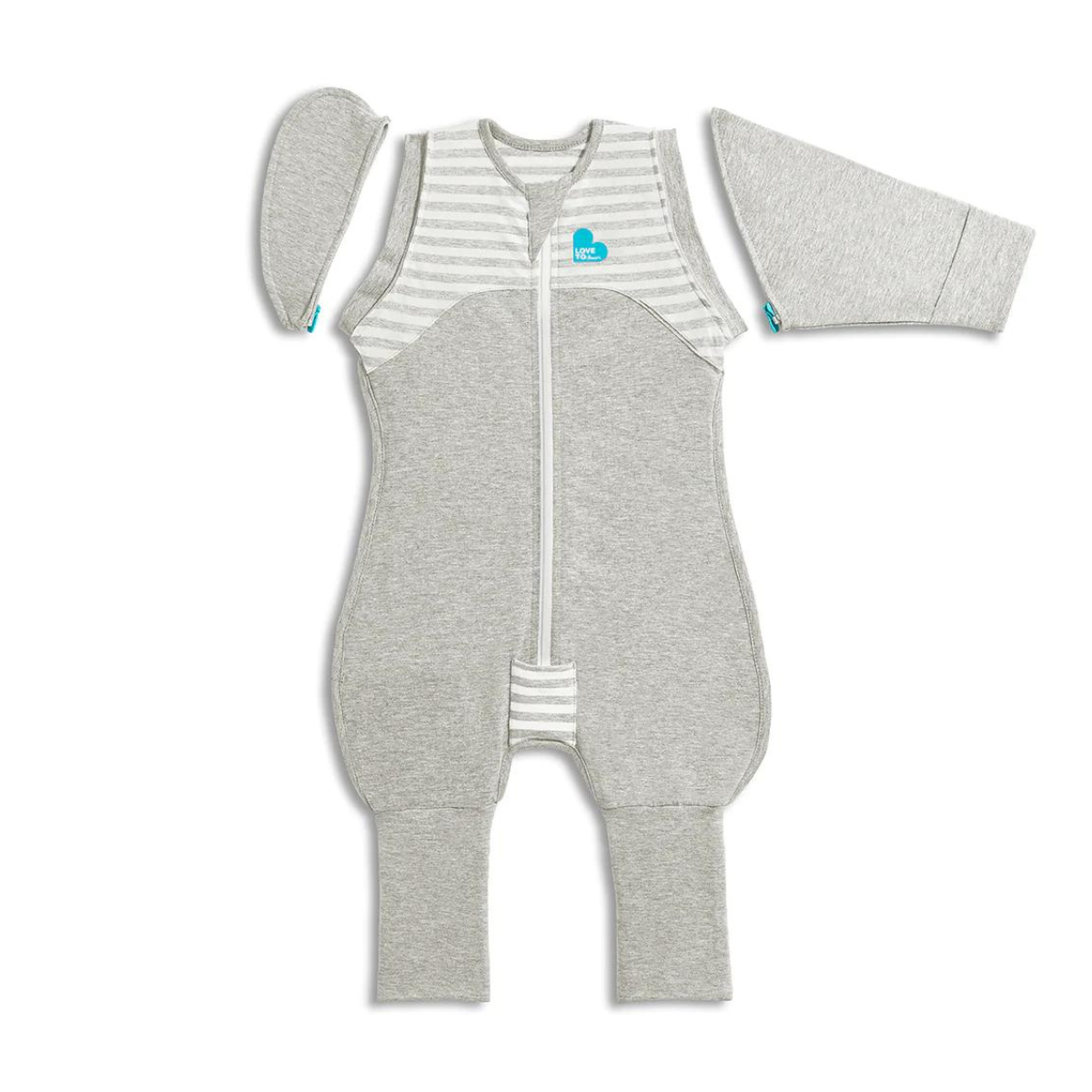 Love To Dream Swaddle Up Transition Suit 1.0 TOG Grey from Love To Dream NZ stock babycity