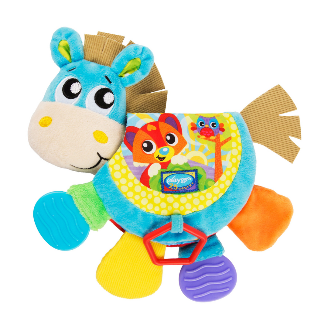 Playgro Musical Clip Clop Teether Activity Book