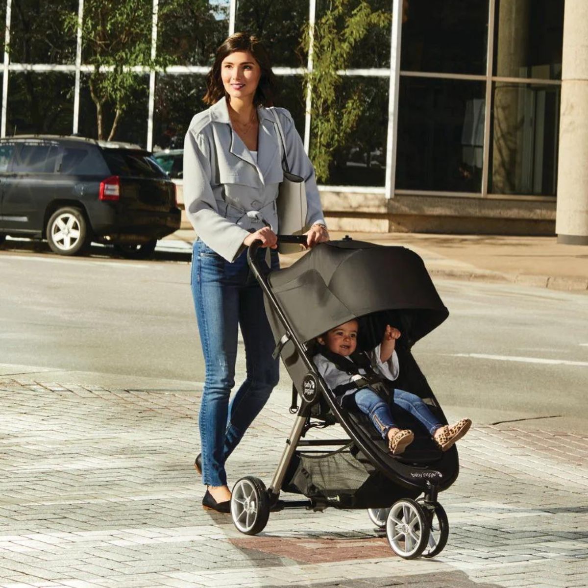 Ladybird twin outlet stroller