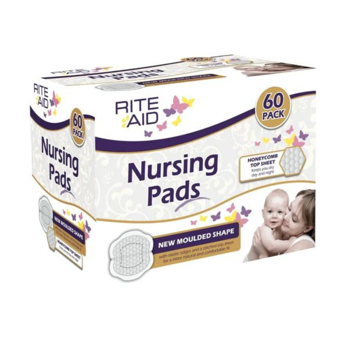 Rite Aid Nursing Pads - 60 Pack from Rite Aid NZ stock babycity