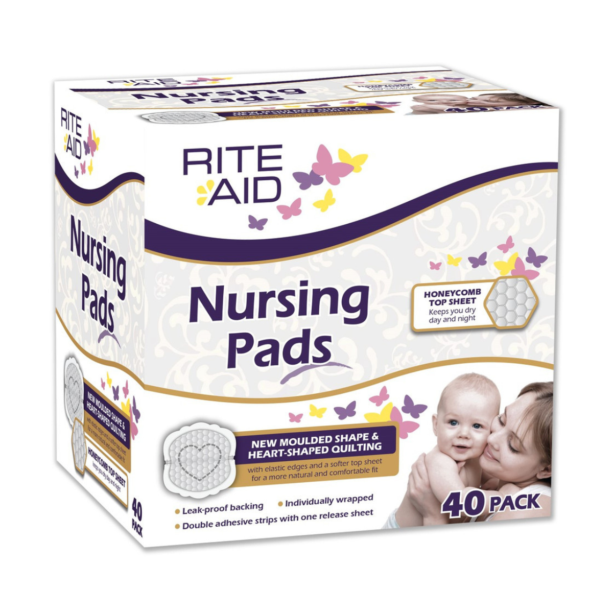 Rite Aid Nursing Pads - 40 Pack from Rite Aid NZ stock babycity