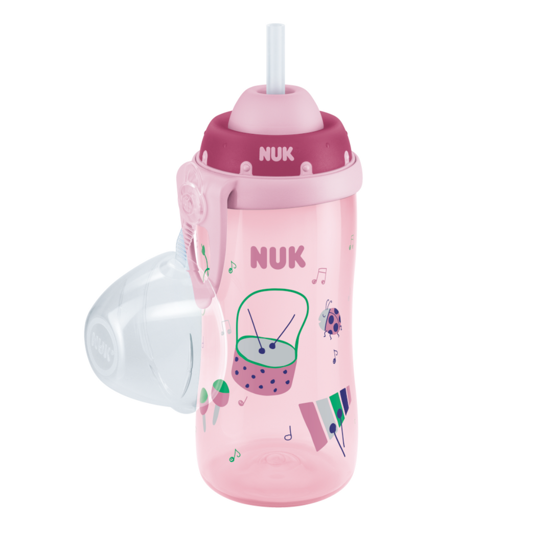 NUK First Choice+ Polypropylene Flexi Cup With Straw 300ml