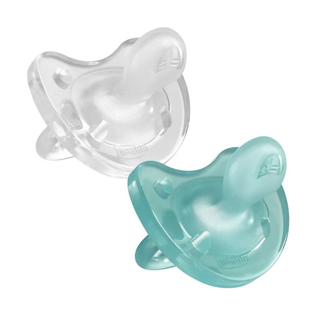 Chicco Physio Soft Soother 0-6m - 2 Pack