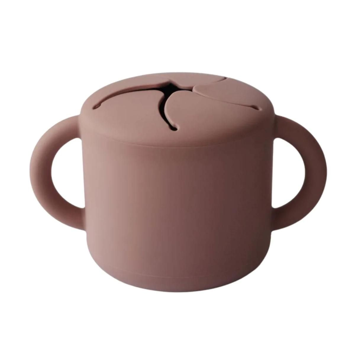 Munch Silicone Snack Cup Pink from Munch NZ stock babycity