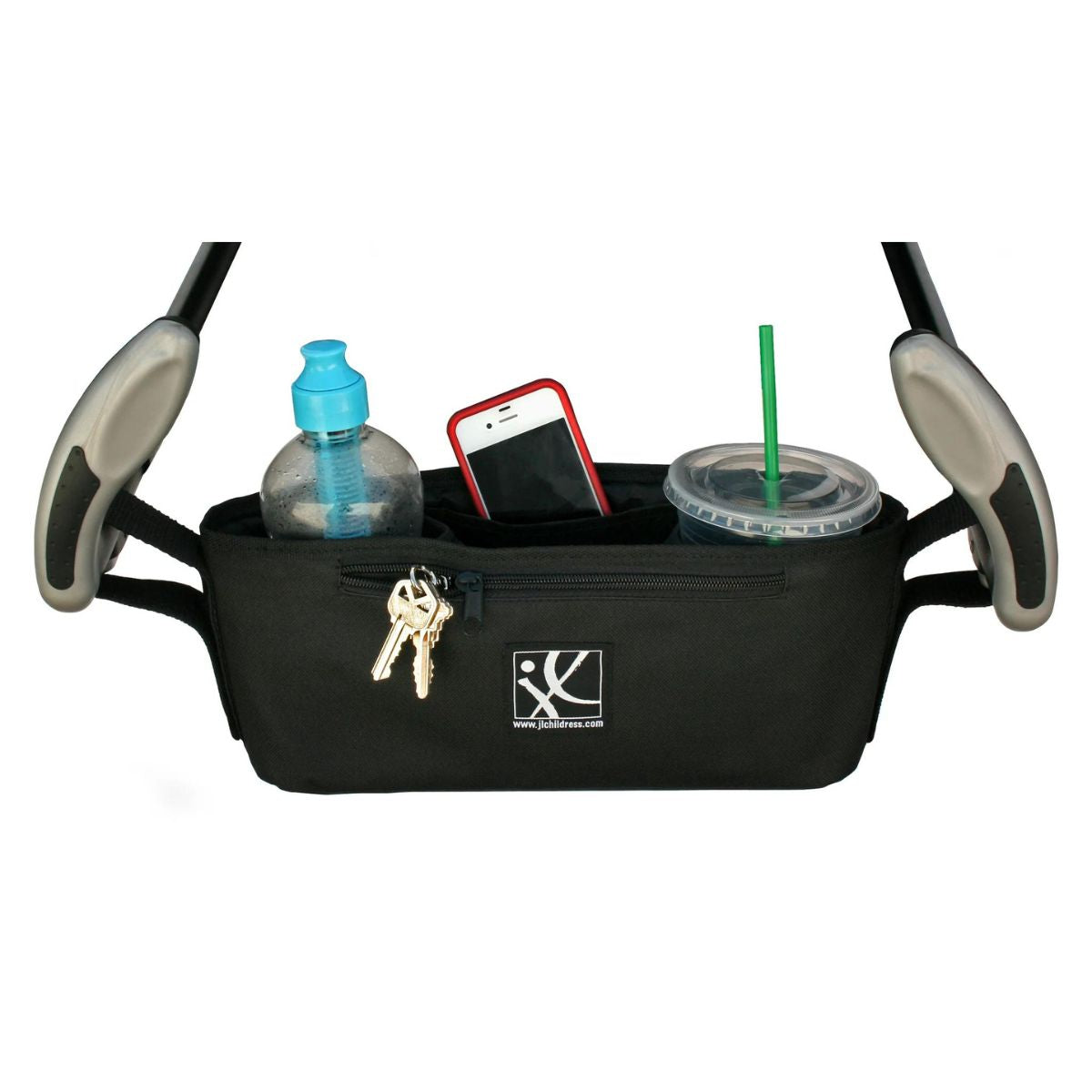 JL Childress Cargo N Drinks Stroller Organiser Black from JL Childress NZ stock babycity