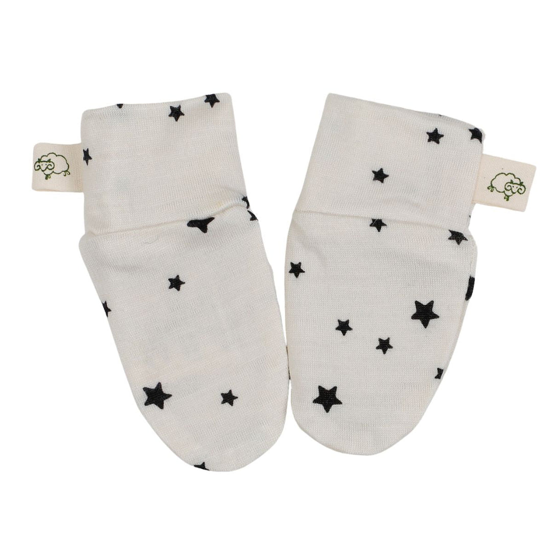 Mokopuna Merino Scratch Mitts Newborn Stardust from Mokopuna NZ stock babycity