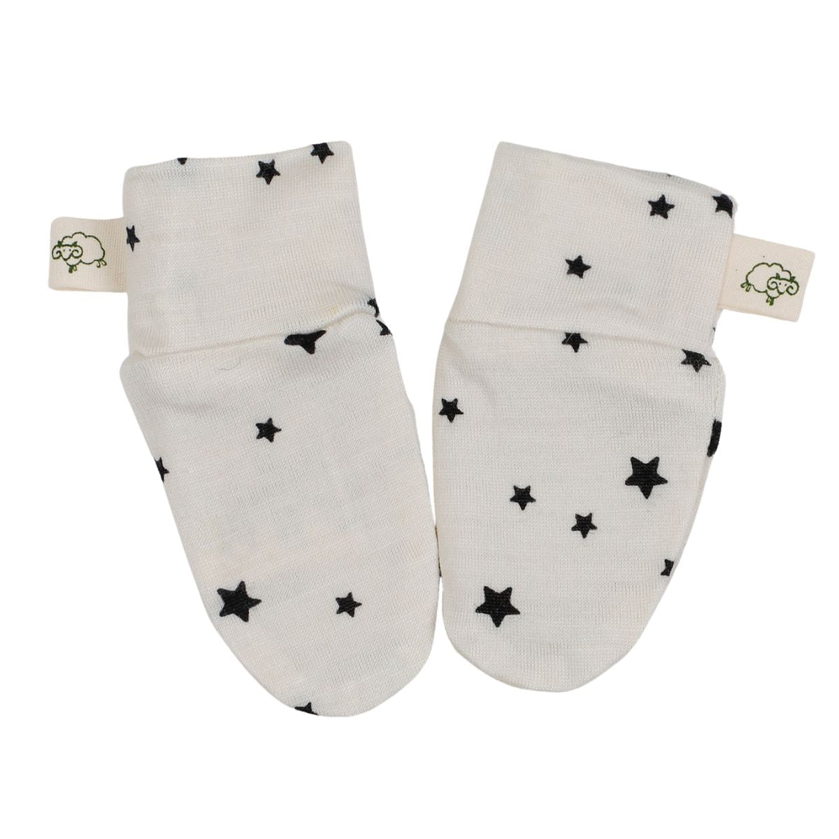 Mokopuna Merino Scratch Mitts Newborn Stardust from Mokopuna NZ stock babycity