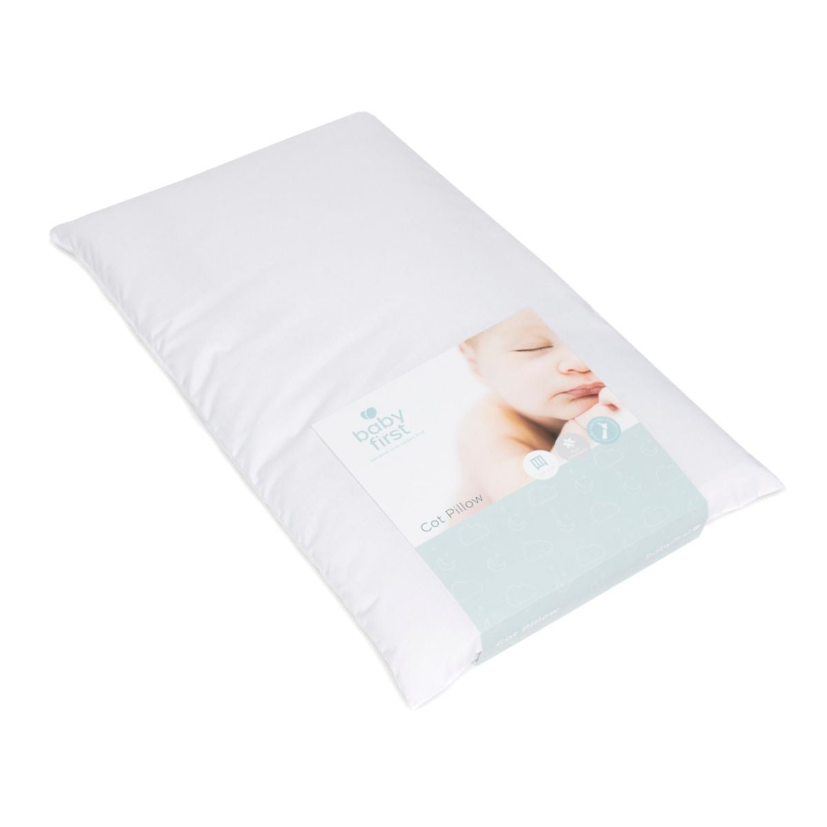 Baby First Pillow Cot Tetron Fill One Size White from Baby First NZ stock babycity