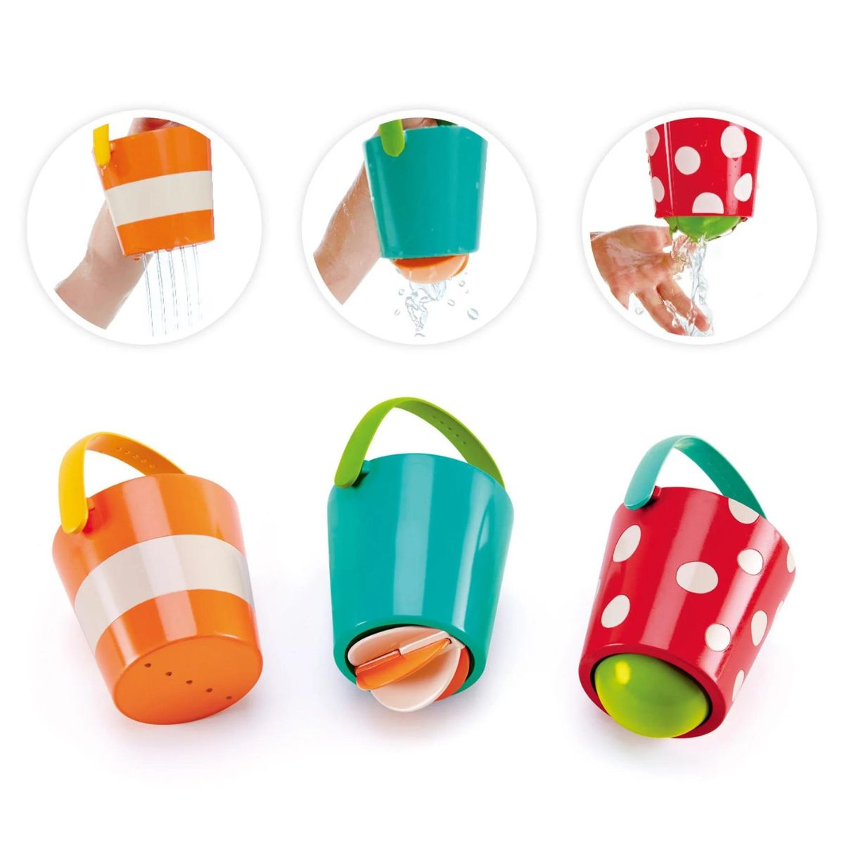 Hape Happy Buckets Set from Hape NZ stock babycity