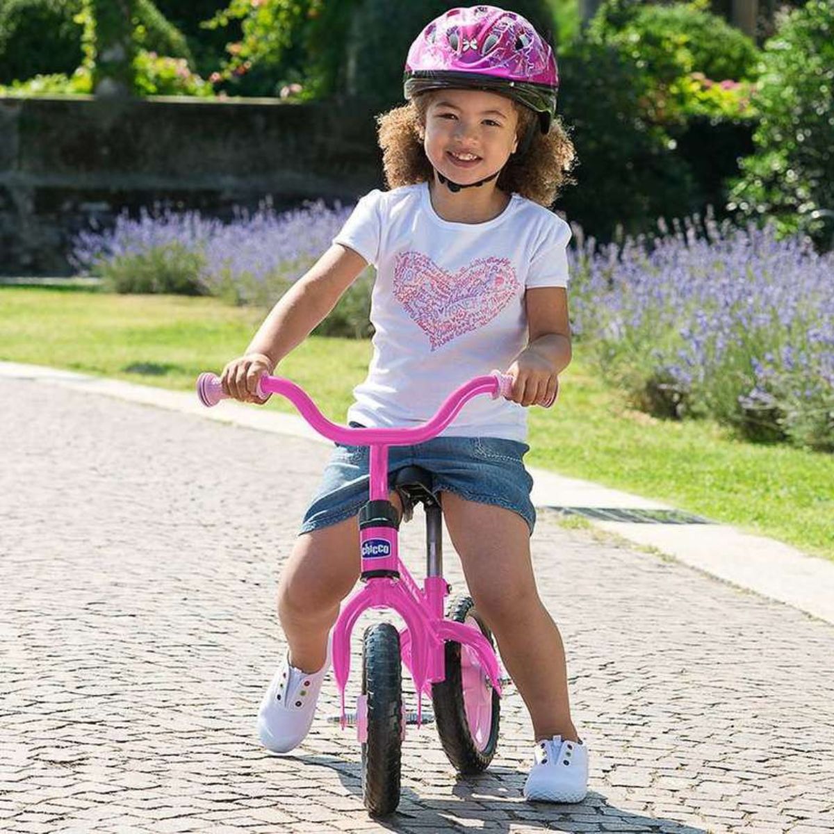 Pink chicco cheap balance bike