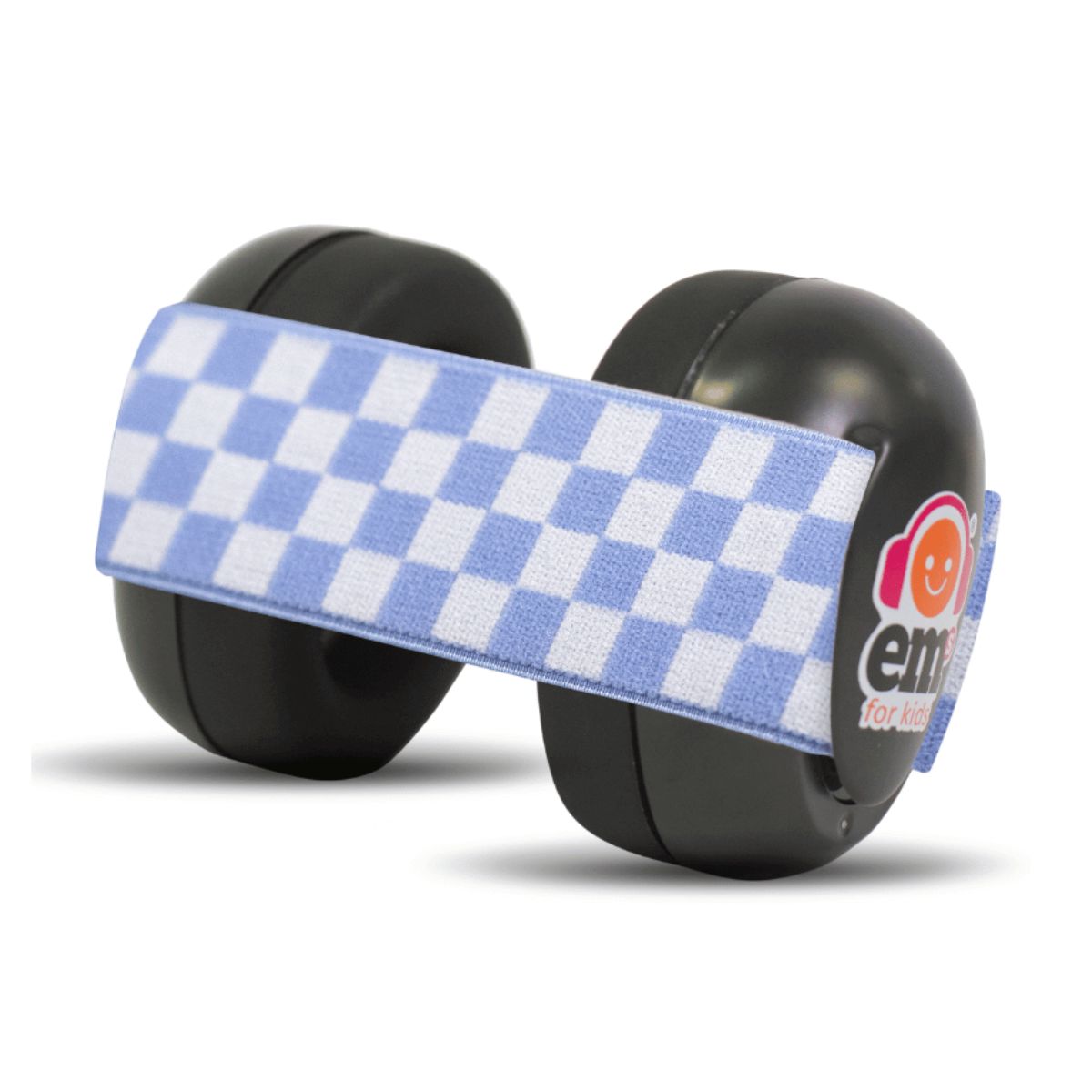 Ems Baby Ear Muffs Black Band Blue from EMS NZ stock babycity