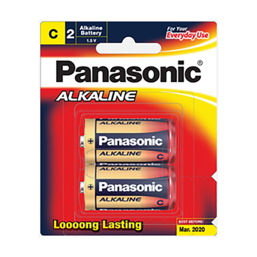Panasonic Alkaline Battery C - 2 Pack