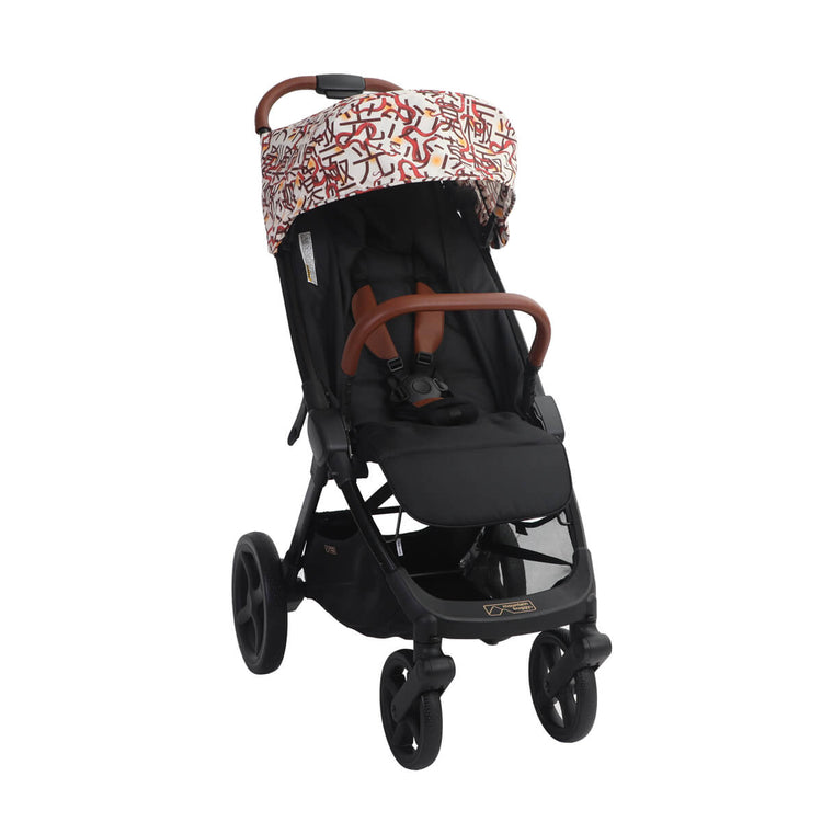 Full angled shot of the Mountain Buggy nano urban in year of the snake shown against a white background