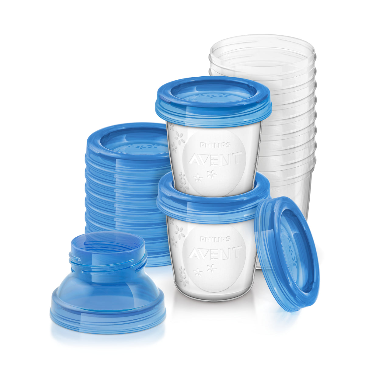 Avent Milk Storage Cups 180ml -10 Pack 180ML from Avent NZ stock babycity