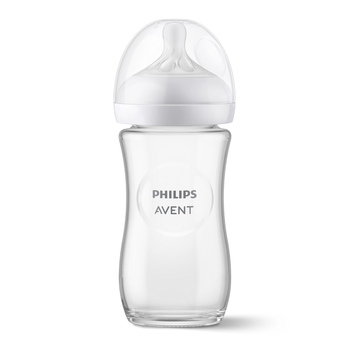 Avent Natural Response Glass Bottle 240ml 240ML from Avent NZ stock babycity