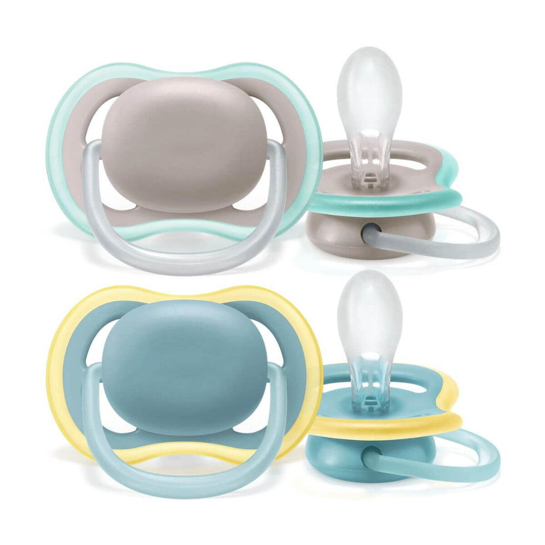 Avent Ultra Air Plain Soother - 2 Pack