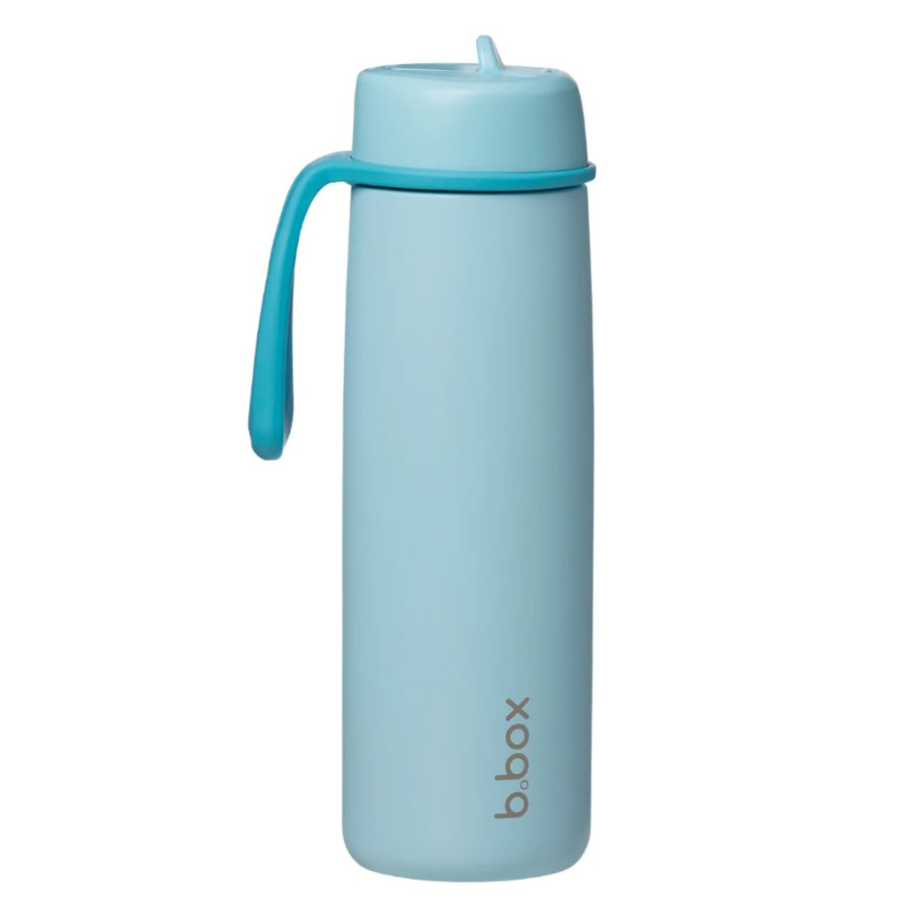 b.box Insulated Flip Top Bottle 690ml Lagoon from b.box NZ stock babycity