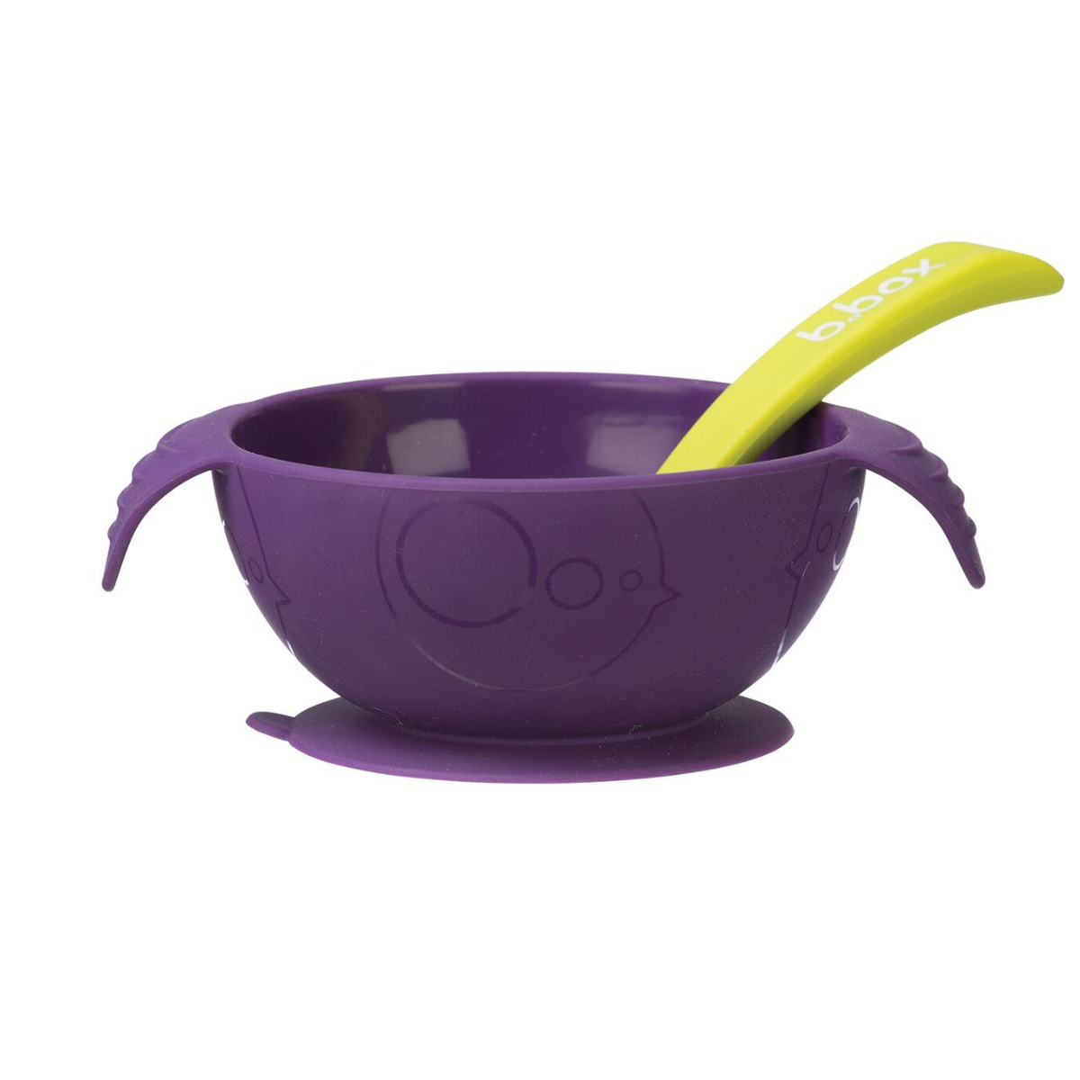 b.box Silicone Bowl And Spoon Passion Splash from b.box NZ stock babycity