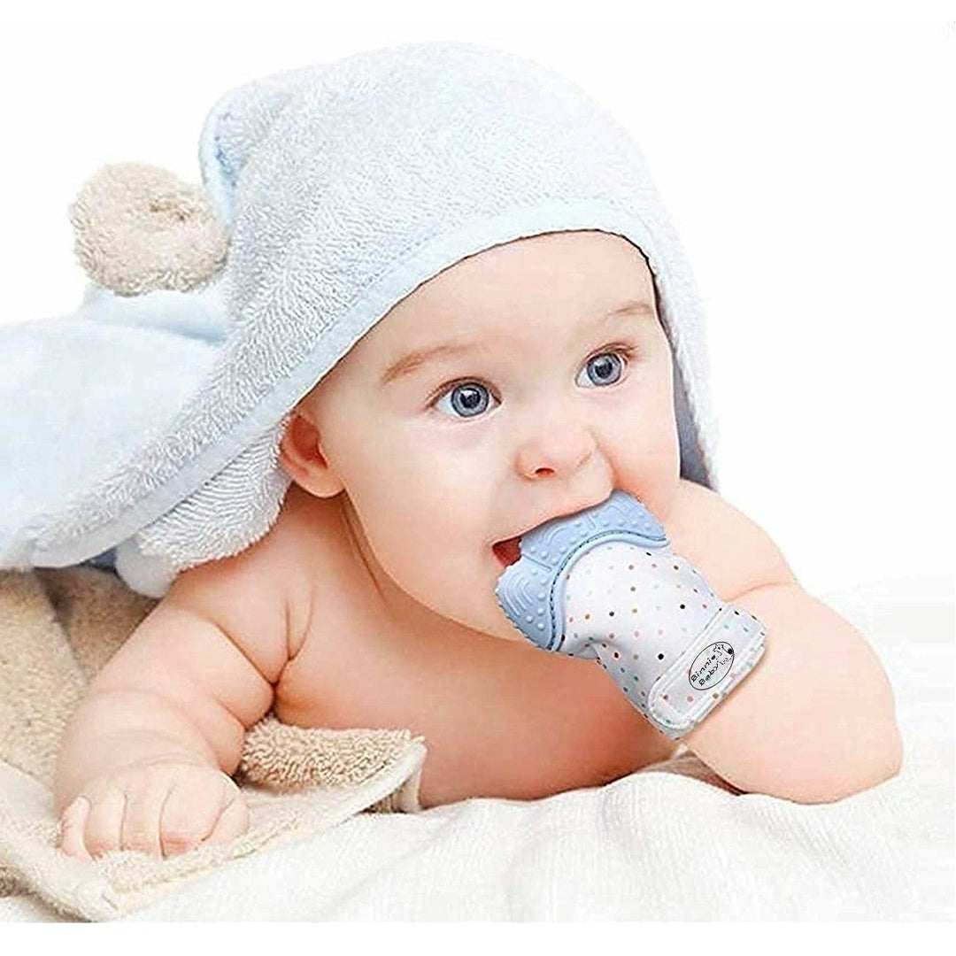 Baby teething deals mitten