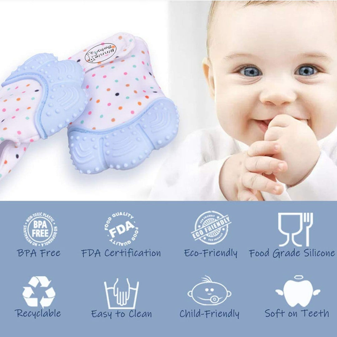 Teething mitten deals