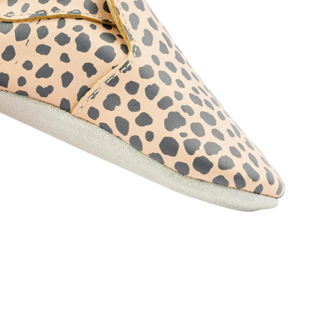 Bobux Dalmatian Print Soft Sole Shoe Side_Rose