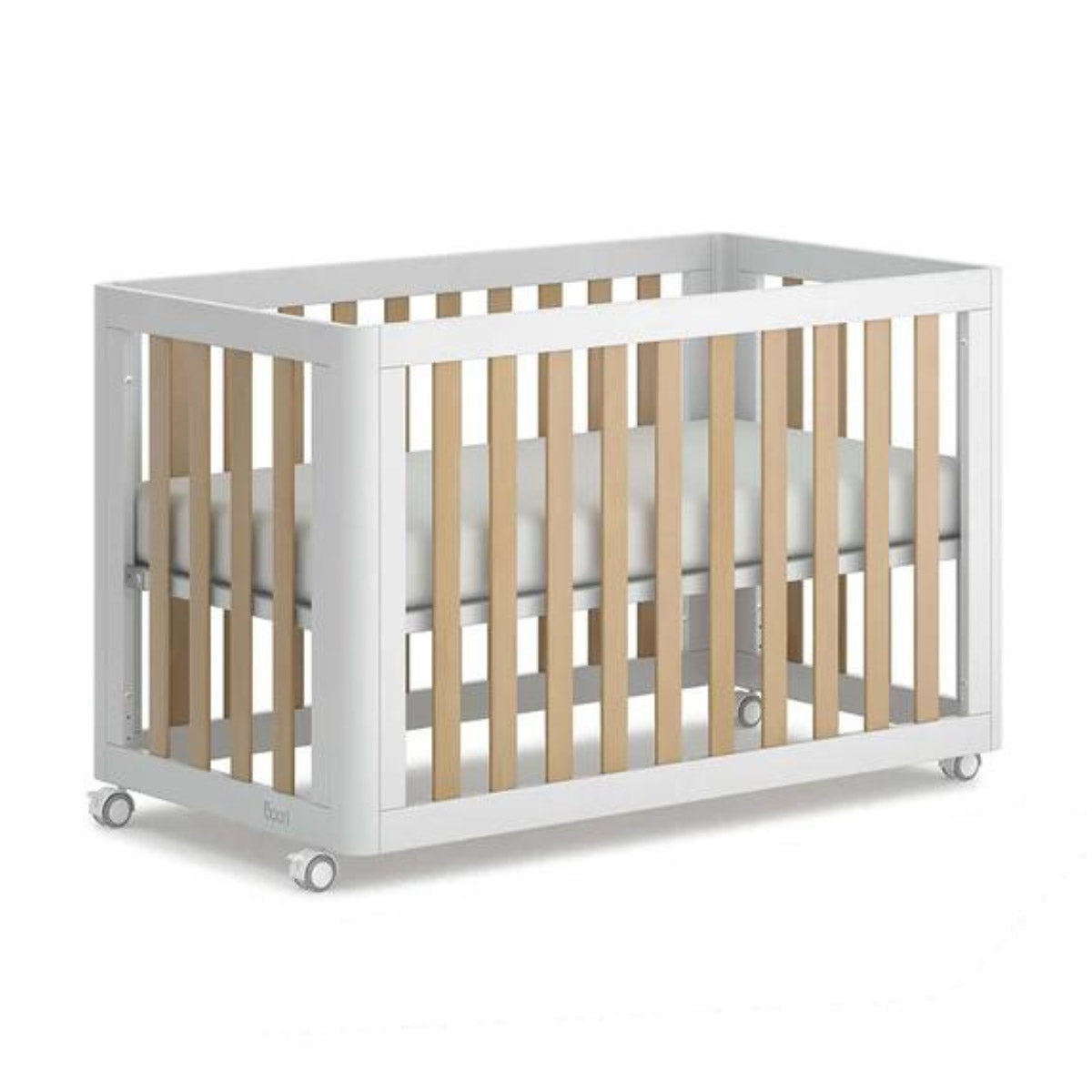 Boori Turin Compact Cot Barley White Almond from Boori NZ stock babycity