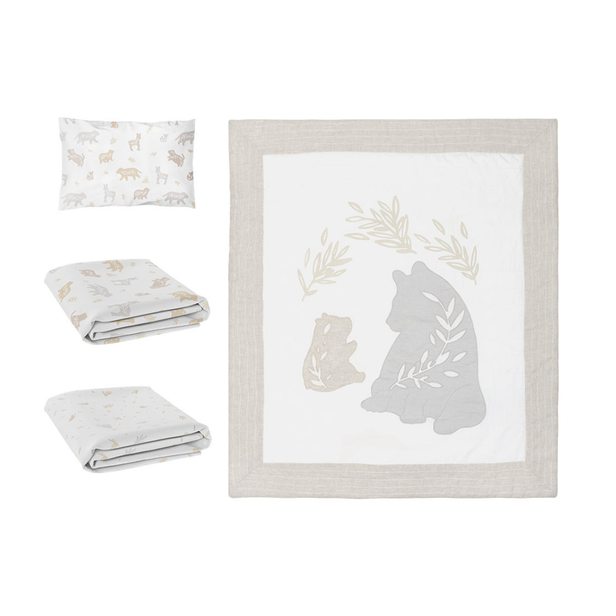 Lolli Living Bosco Bear Nursery Set - 4 Piece from Lolli Living NZ stock babycity