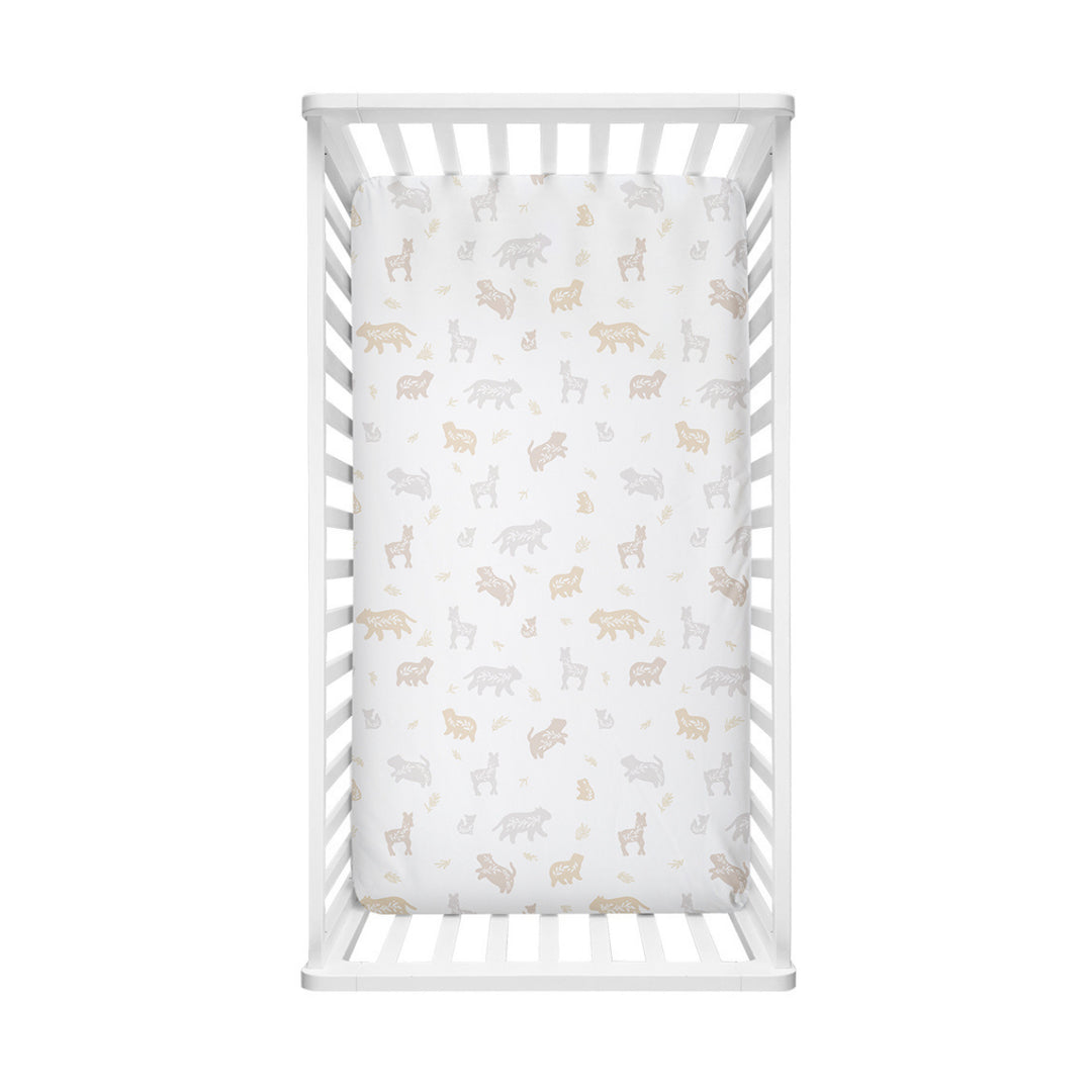 Lolli Living Bosco Bear Cot Fitted Sheet – babycity