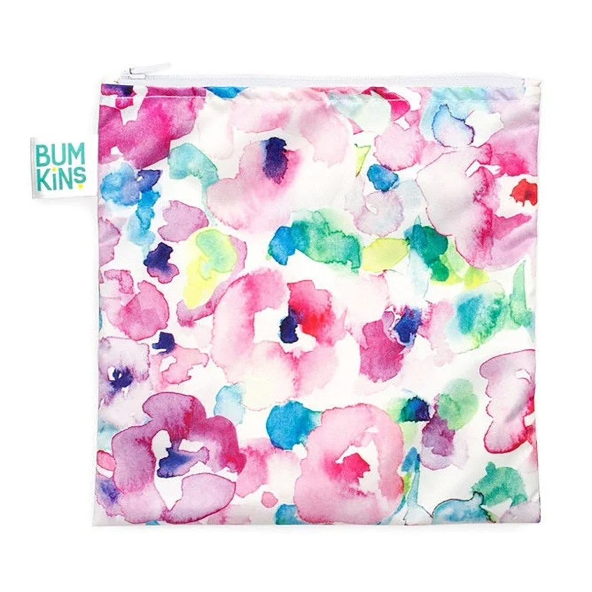 Bumkins Large Snack Bag Watercolour from Bumkins NZ stock babycity